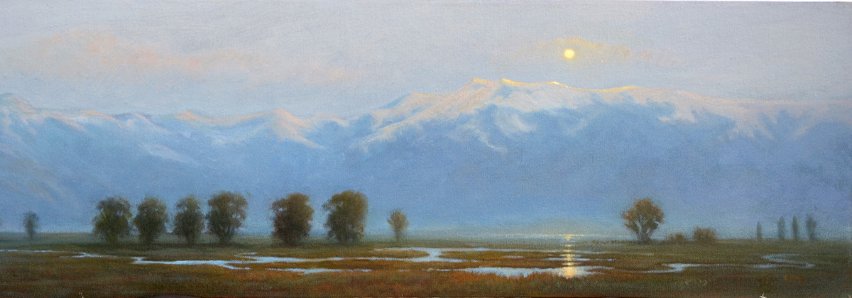 picture of campus and the mountains